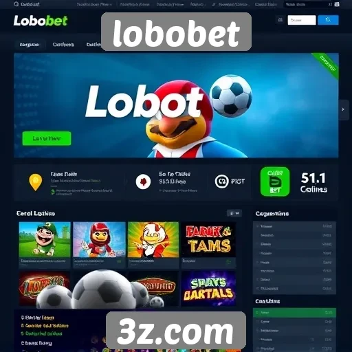 Experiência do usuário na navegação do site Lobobet